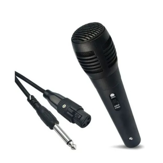 Microfone Dinâmicos Com Fio Cabo P10 De Mão em Oferta na Shopee