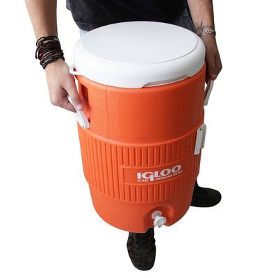 Igloo 5-Gallon Heavy-Duty Beverage Cooler, Orange