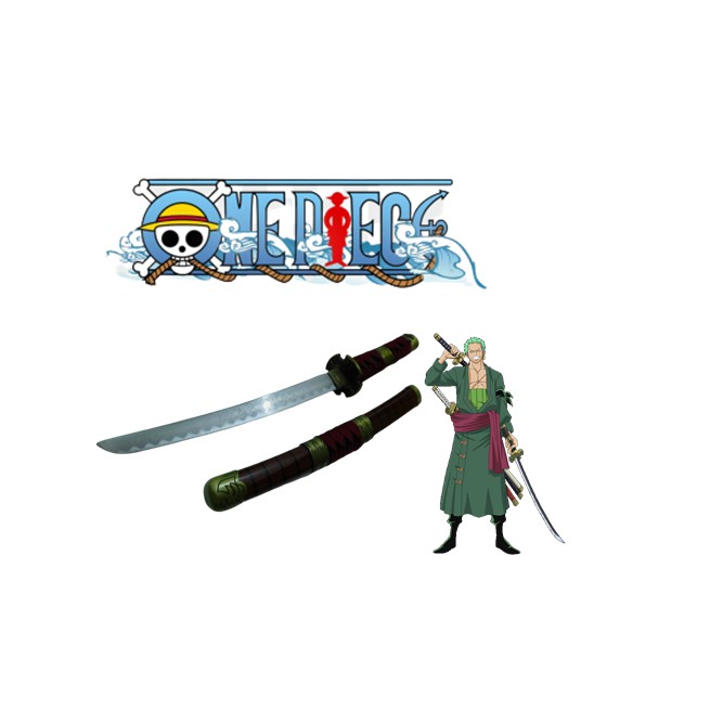 Espada / Katana Enma Zoro One Piece em MDF com Bainha 90cm