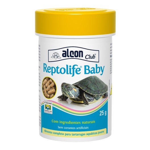 Ração Reptolife Baby Alcon 25g - Alimento Tartaruga Filhote