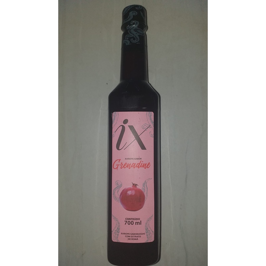 Xarope Essência Ix Premium Grenadine (ROMÃ)700ml Soda Italiana E DRIKS