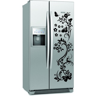 Adesivo Decorativo Parede Floral Borboleta Box Geladeira em Oferta na Shopee