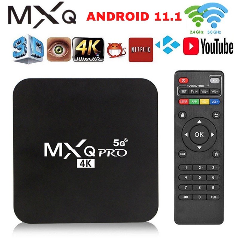 Tv Box MXQ Pro 4K Melhor Configura o Android 11 1 16GB RAM 256GB