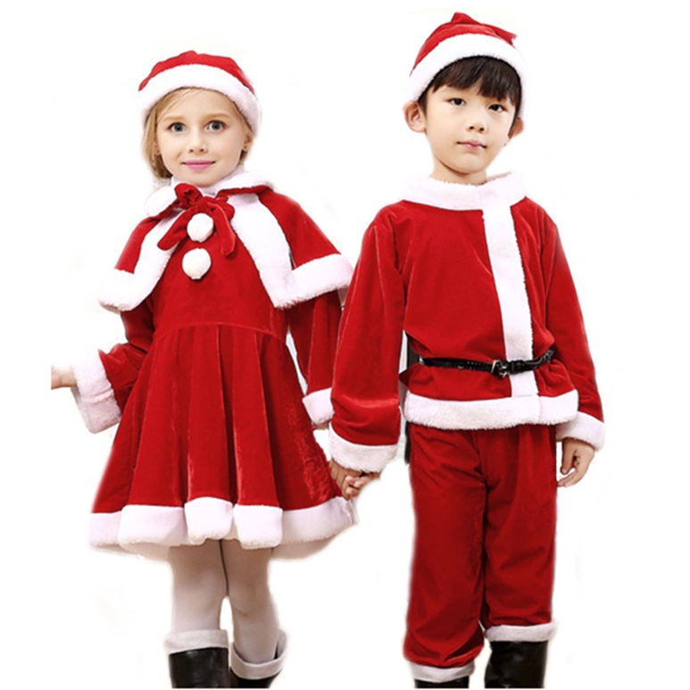 Roupa de Natal de luxo para ensaio infantil Papai noel ou Mamãe Noel |  Shopee Brasil
