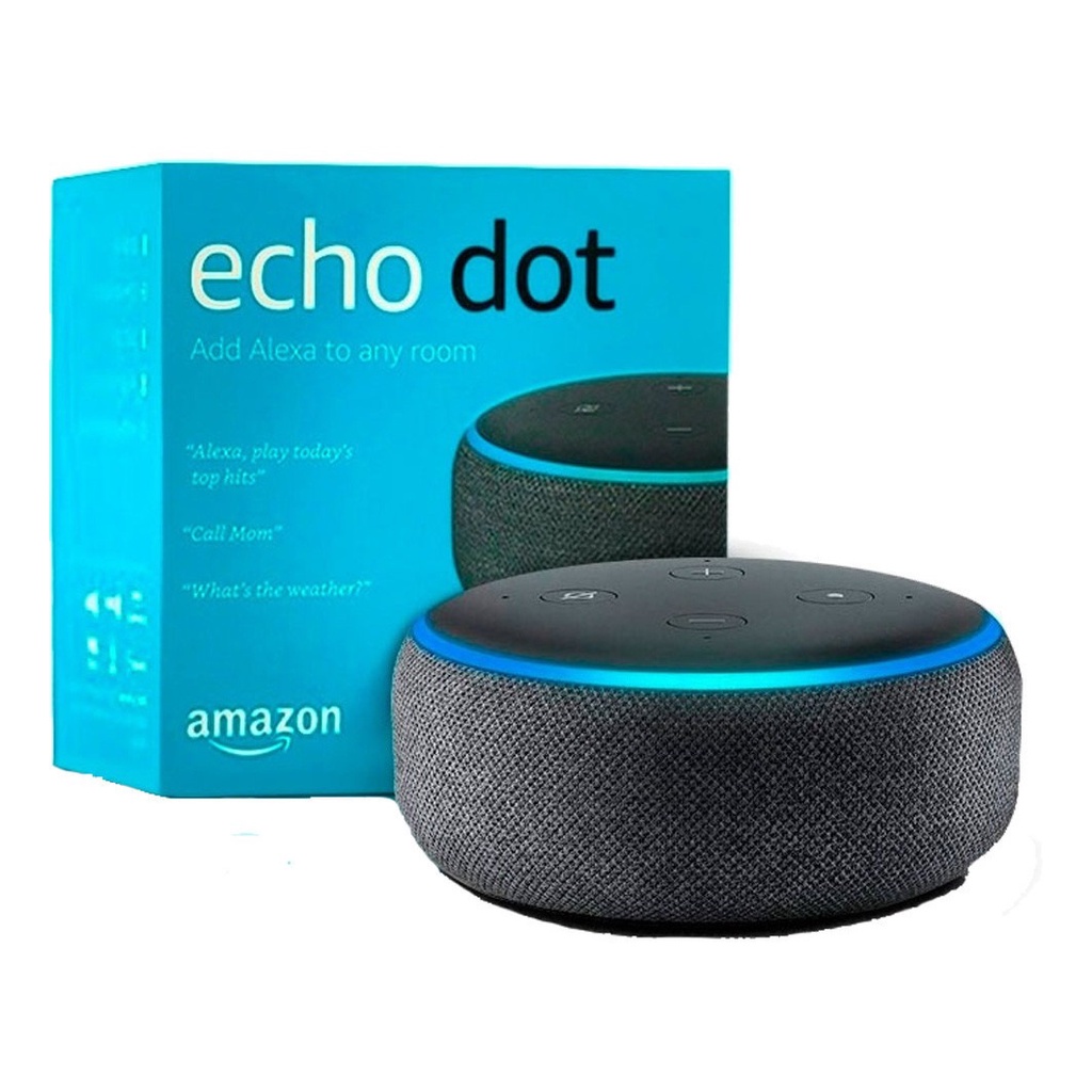 Amazon alexa Echo Dot 3a Geração Com Comando de Voz Smart Speaker