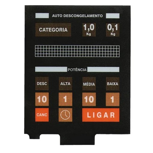 Membrana Teclado Microondas Panasonic Nn7777 Nn 7777 Nova!
