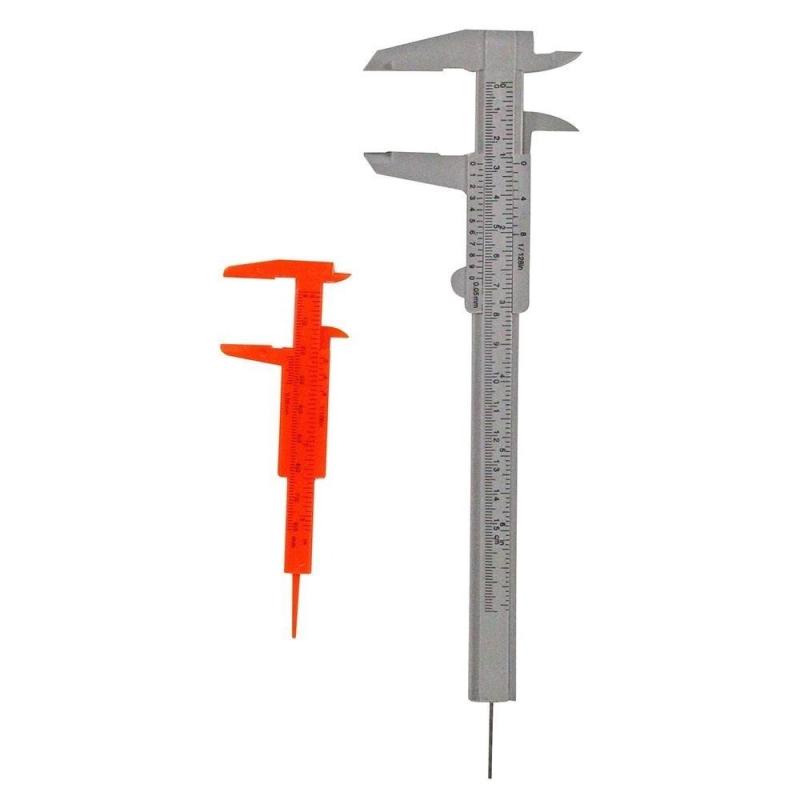 Jogo de Paquímetros Plásticos 3.1/2 POL 80 MM e 6 POL 150 MM WESTERN em Oferta na Shopee