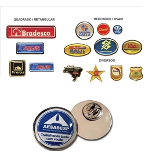 20 unidades de Botton Personalizado com seu logo em Oferta na Shopee