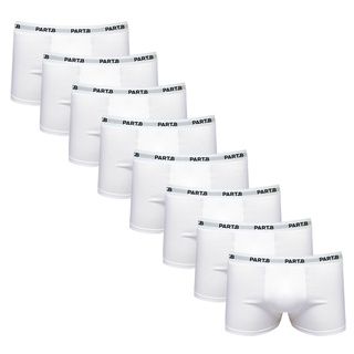 Kit Com 8 Cuecas Boxer Part.B Soft Branco
