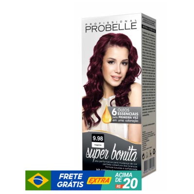 Coloração Super Bonita 9.98 - Magenta Probelle probelle