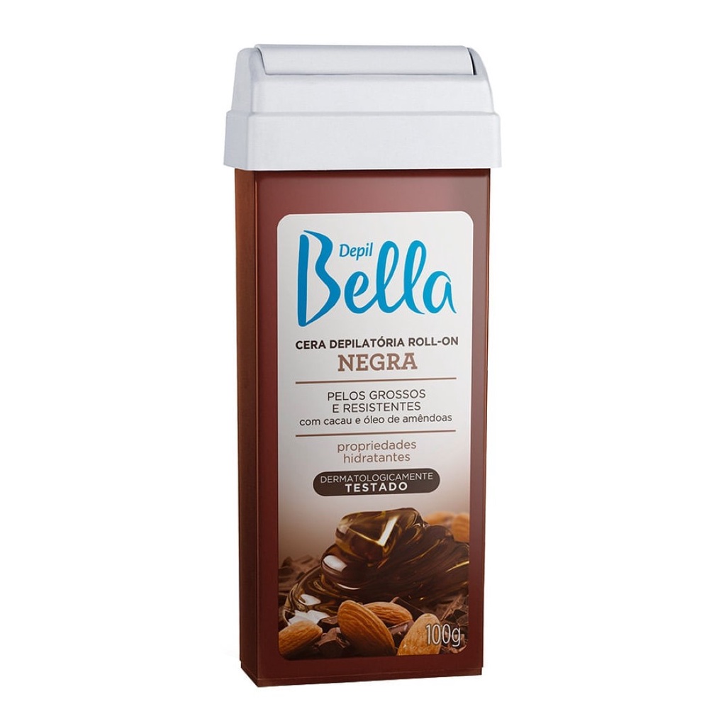 Cera Depilatória Roll-on Refil Negra 100g - Depil Bella