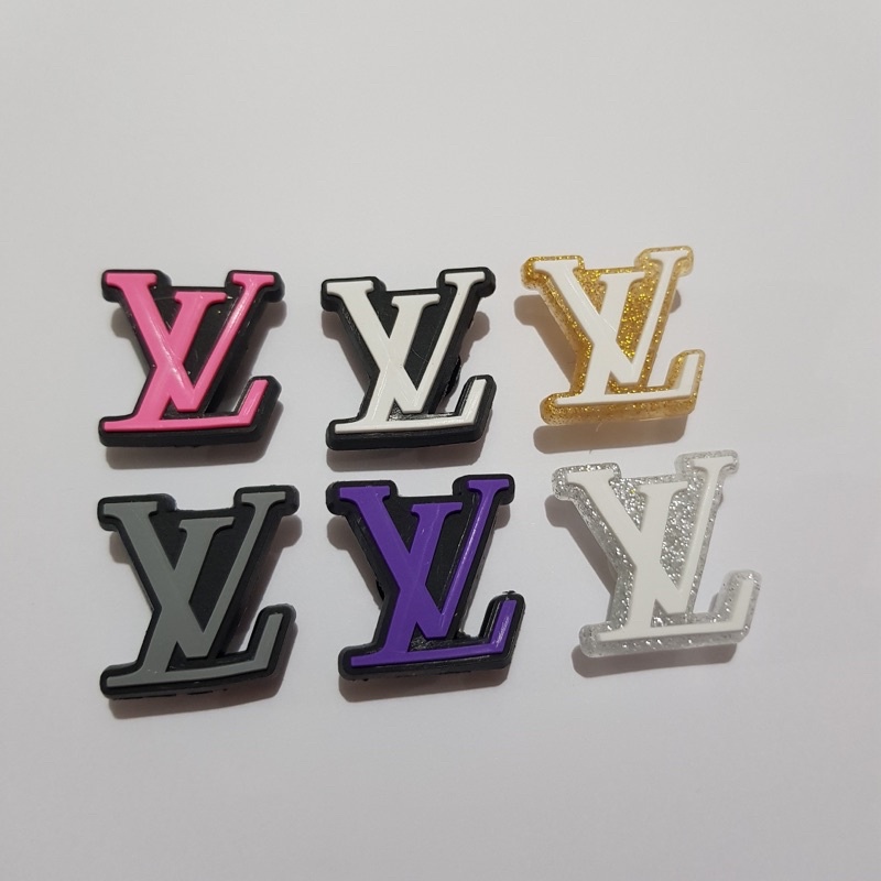 Pins/Jibbitz para Crocs Logo Marca Grife Louis Vuitton Shopee Brasil