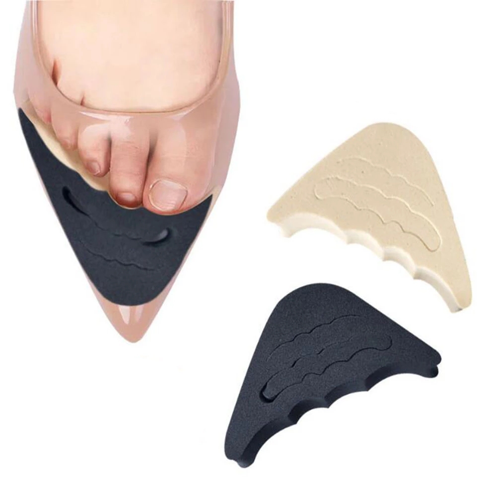 (1 Pair Forefoot Insert High Heel Cushions) (Women High Heel Shoes Sponge Cushion) (Toe Shoe Insoles Pain Relief)