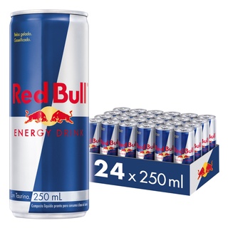 Energético Red Bull Energy Drink 250 ml - 24 latas