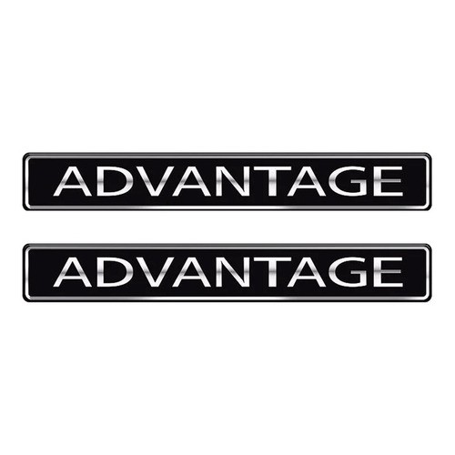 Par Adesivo Advantage Astra 2007 Á 2010 2011 Vectra Resinado