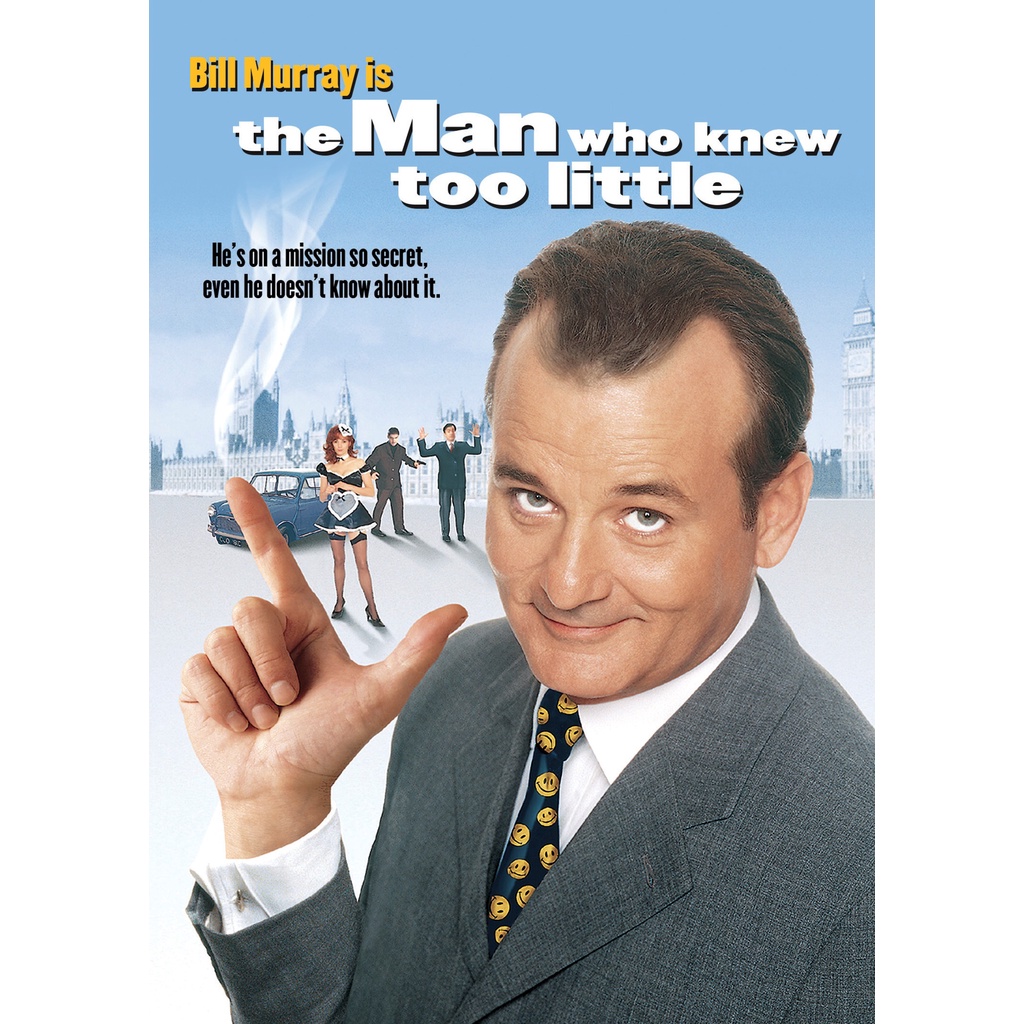 O Homem Que Sabia de Menos (1997) (The Man Who Knew Too Little) Bill Murray e Peter Gallagher - Dublagem Clássica