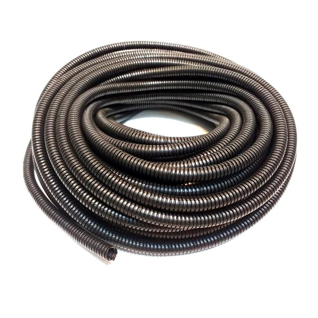 Espaguete Corrugado 7,5 Mm Ou 1/4 De Pp C/ Corte 20 Metros
