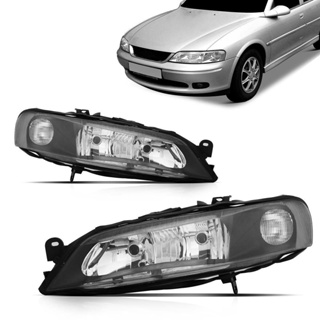 Par Farol Vectra 2000 2001 2002 2003 2004 2005 Foco Duplo Máscara Negra em Oferta na Shopee