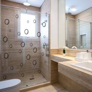 64 Adesivo Decoração Bolhas Vazadas Bolhinha Vários Tamanhos em Oferta na Shopee