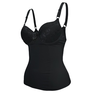 kit 2 camiseta regata cinta modeladora redutora de cintura feminina corselet com bojo e aro alta compressão atacado