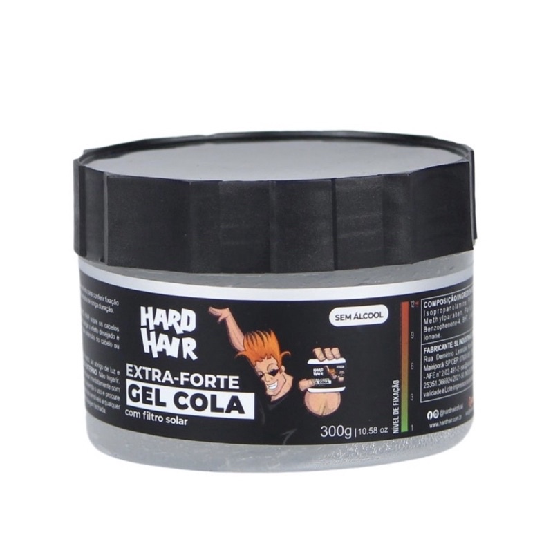 Gel Cola De Cabelo Hard Hair Gramas Shopee Brasil