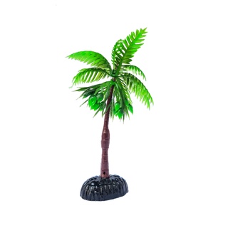 Planta Artificial Coqueiro Mini Decoração 12cm p/ Aquário