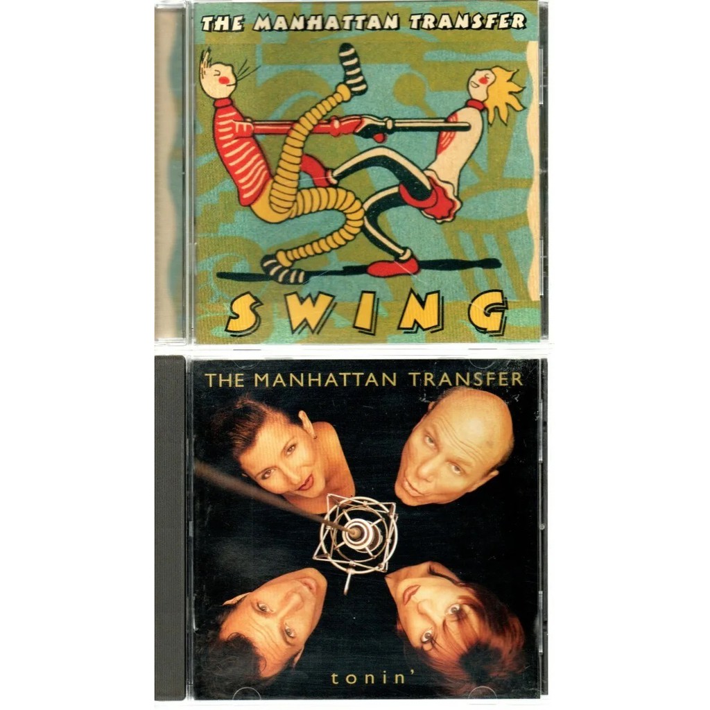 2 Cds The Manhattan Transfer - Tonin´ 1994 / Swing 1997 ( USA ) ATLANTIC