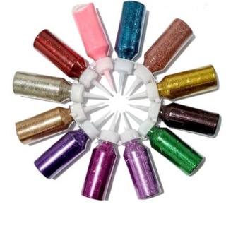 1 Glitter Tubo 20g Brilho P/Balão Bexiga Bubble Ballon Cake Cristal Transparente