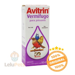Avitrin Vermífugo 10ml Para Pássaros Coveli em Oferta na Shopee