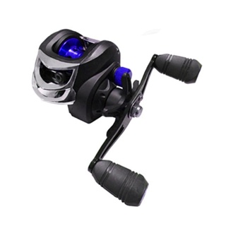 Carretilha Manivela Esquerda LK201 3 Rolamentos Azul - Deyu em Oferta na Shopee