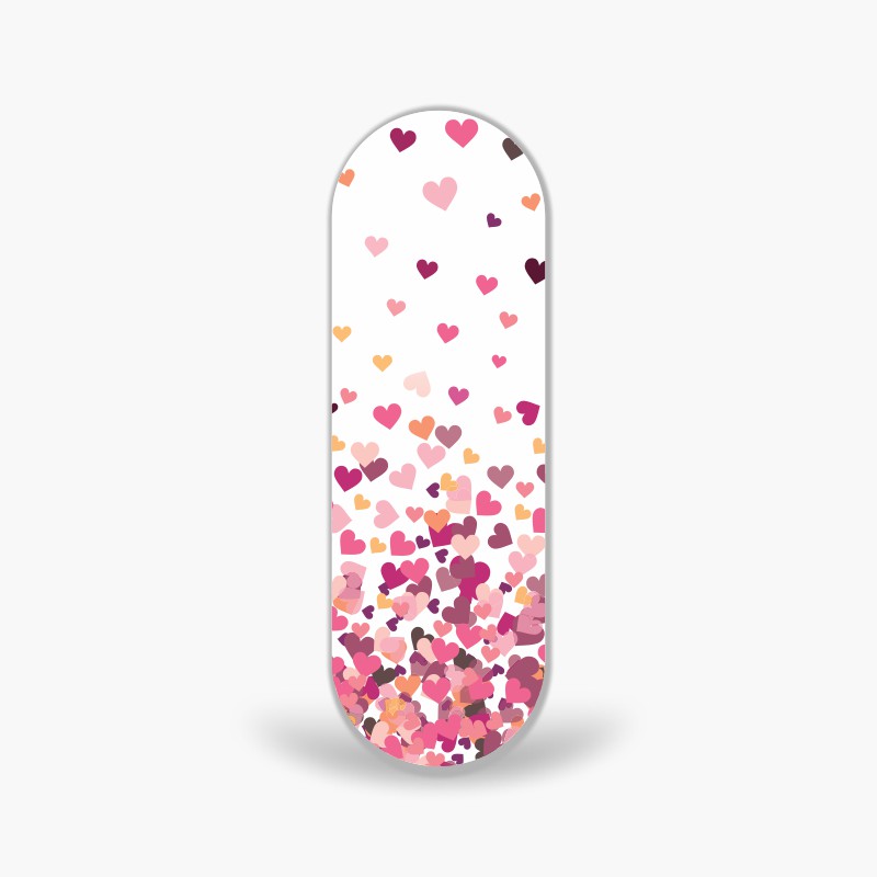 Suporte de dedo para celular WallGrip Chuva Coração WGD17