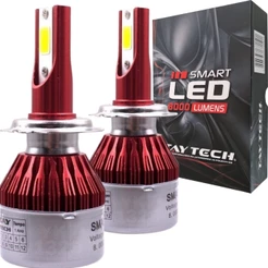 Kit Lâmpada Ultra Led Tay Tech Original H1 H3 H4 H7 H8 H13 H27 HB3 HB4