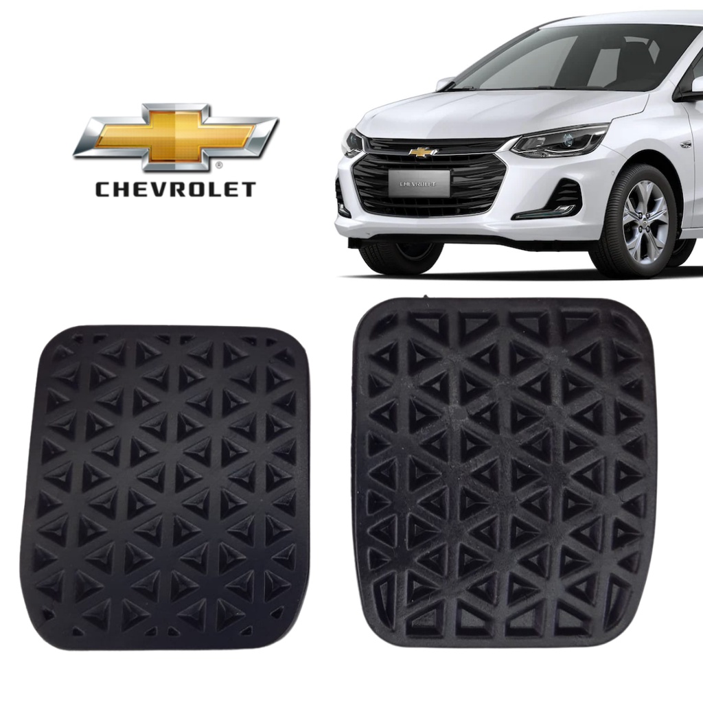 Kit Capas De Pedal Freio Embreagem Chevrolet Onix Plus 2021 2022 em Oferta na Shopee