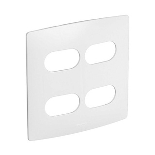 Placa Acabamento 4x4 2+2 Postos Branco Nereya Pial