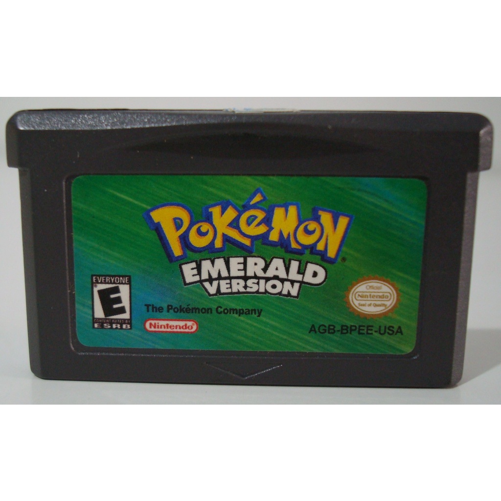 Jogo Pokémon Emerald Version Game Boy Advance Gba