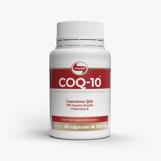 Pote Coq-10 60 Cápsulas Vitamina E Coenzima Q10 - Vitafor em Oferta na Shopee