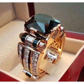 Anéis De Grife De Luxo Para Homens Gótico Anel De Ouro Aço Inoxidável Fidget Mens Jóias Indiano em Oferta na Shopee