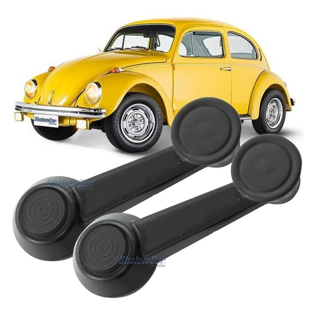 Par Manivela Vidro Preta Fusca BrasÍLia Gol Kombi Metal em Oferta na Shopee
