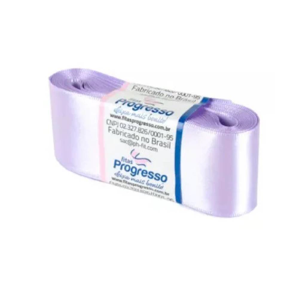 Fita de Cetim Progresso 38mm nº9 - 10m Cor 245 Lilás - 1un