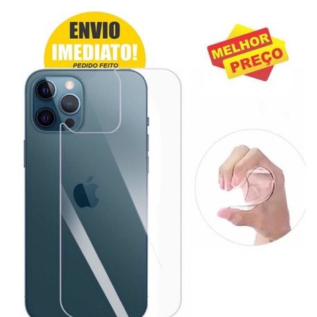 PELÍCULA NANO TRASEIRA PARA IPHONE 7 Plus 8 plus X XS MAX 11 PRO MAX 12 PRO MAX 13 PRO MAX XR SE 2020