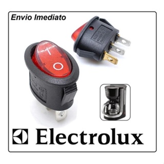 Chave Botão Liga Oval Led Vermelho Cafeteira Electrolux em Oferta na Shopee