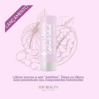 Esfoliante Labial com Casca de Nozes - Top Beauty vencimento 11/23