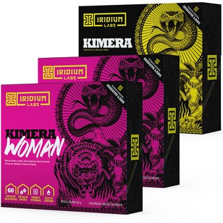 Kit Termogênico 1x Kimera Thermo 60 comps e 2x Kimera Woman 60 caps - Iridium Labs