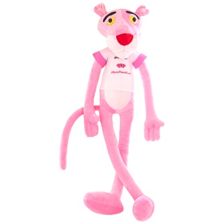 Pelúcia Pantera Cor de Rosa Desenho Brinquedo 62cm Urso de Pelúcia Retrô
