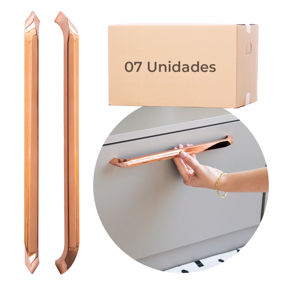 7 Pecas Puxador De Porta Armario Para Gaveta Sala 390 320mm