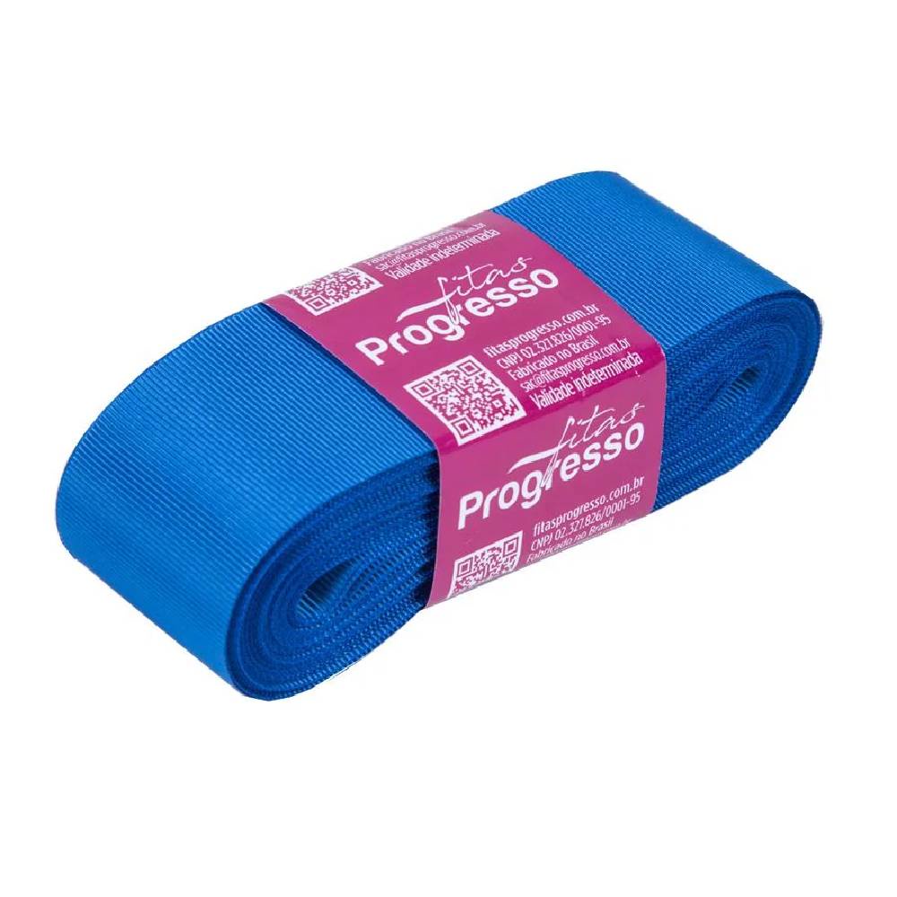 Fita Gorgurão Progresso 38mm nº9 - 10m 214 Azul Royal - 1un em Oferta na Shopee