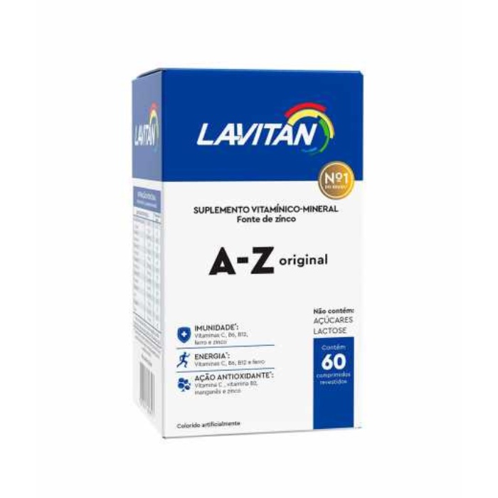 Suplemento Vitaminico Lavitan A-z Com 60 Comprimidos