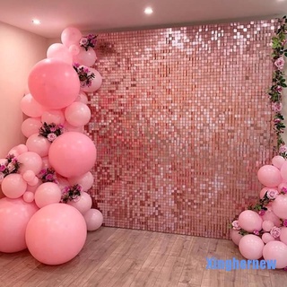 [xinghernew] Festa Cortina De Fundo Lantejoulas Decoração De Casamento Aniversário