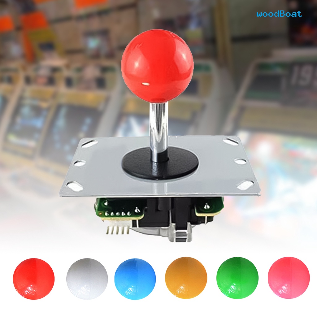 Joystick DIY High Response Non-delayed Arcade Game Fighting Stick Controller  with Ball for Players | Shopee Brasil