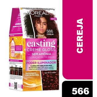 Coloração Loréal Casting Creme Gloss 566 - Cereja